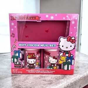 Hello Kitty Holiday Christmas Coffee Mug Set In Box (Coco Expired & Removed)